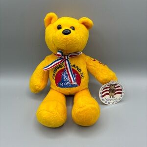 U.S. Marine Corps Parris Island Vanguard Plush Stuffed Animal Bear 8.5”